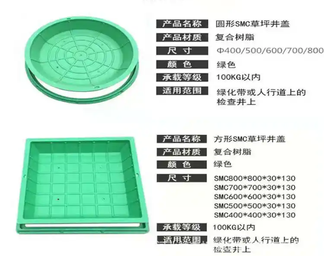 汝城树脂复合种植井盖展示